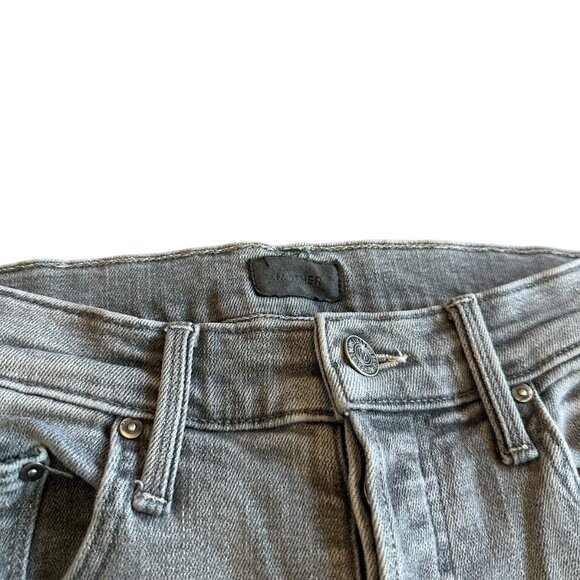 Mother Denim The Tomcat Ankle Beam Me Up Grey Jeans Stretch Size 26 Women's - Picture 4 of 14